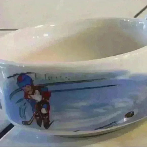 Set of 3 Vintage Campbell's Soup Kids 1980s Ceramic Stacking  Soup Mugs - Picture 2 of 4